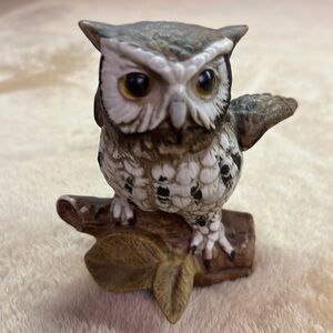 Homco Owl Figurine 1114 ,Vintage 1980’s